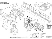 Bosch 0 602 490 438 EXACT 4 Cordless Screw Driver Spare Parts